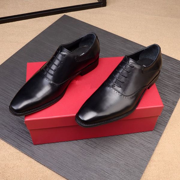 male 2019 designer genuine leather brogue dress shoes mens fashion brand business shoes men casual flats sapatos zapatillas size 38-45, Black
male 2019 designer genuine leather brogue dress shoes mens fashion brand business shoes men casual flats sapatos zapatillas size 38-45, Black