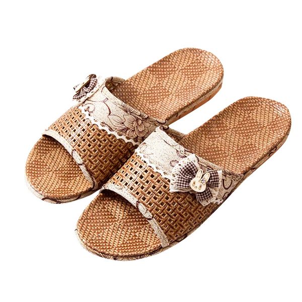 2020 indoor women shoes butterfly-knot straw mat sandals summer home slippers women interior wooden floor slippers men, Black
2020 indoor women shoes butterfly-knot straw mat sandals summer home slippers women interior wooden floor slippers men, Black