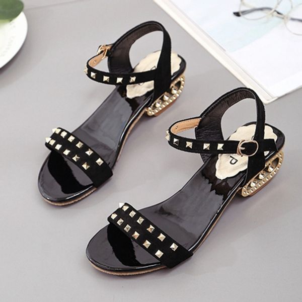 new 2019 fish mouth type women sandals designer sandals designer slides rivets high heels party shoes large size us4-us8, Black
new 2019 fish mouth type women sandals designer sandals designer slides rivets high heels party shoes large size us4-us8, Black