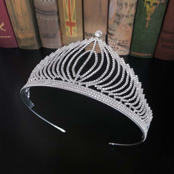 forseven silver color shining crystal tiaras and crowns headbands for women bride noiva wedding hair jewelry accessories, Golden;white
forseven silver color shining crystal tiaras and crowns headbands for women bride noiva wedding hair jewelry accessories, Golden;white