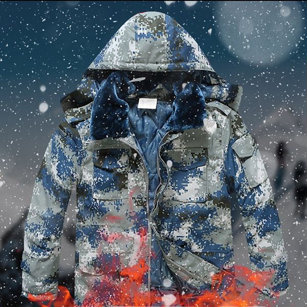 keep warm hooded jacket thick cold-proof rainproof water resistant softshell cotton coat city outwear sportswear, Blue;black
keep warm hooded jacket thick cold-proof rainproof water resistant softshell cotton coat city outwear sportswear, Blue;black