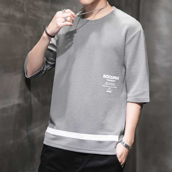 mens designer short sleeve t-shirt loose half sleeve fashion round collar half sleeve student fashion casual t-shirt, White;black
mens designer short sleeve t-shirt loose half sleeve fashion round collar half sleeve student fashion casual t-shirt, White;black