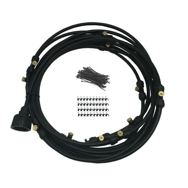 6m line sprayers easy install misting garden humidification irrigation home cooling system kit outdoor waterring patio pe
6m line sprayers easy install misting garden humidification irrigation home cooling system kit outdoor waterring patio pe