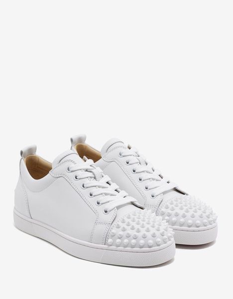 white,black calf leather & spikes red bottom sneakers shoes for women,men casual walking fashion chaussures femme tenis feminino
white,black calf leather & spikes red bottom sneakers shoes for women,men casual walking fashion chaussures femme tenis feminino
