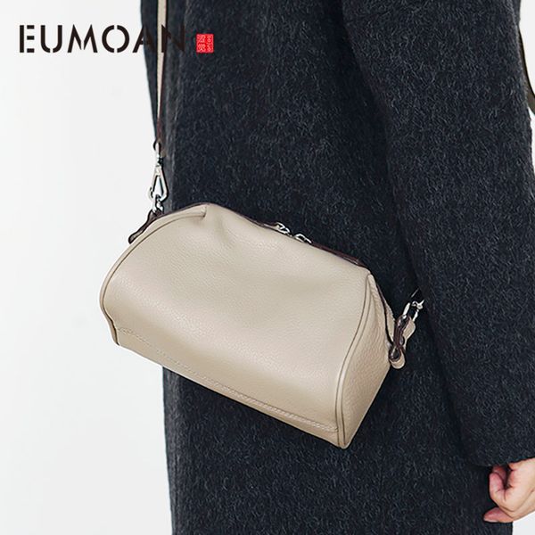 eumoan women's leather shoulder bag, simple literary stiletto bag, layer cow leather small bag
eumoan women's leather shoulder bag, simple literary stiletto bag, layer cow leather small bag