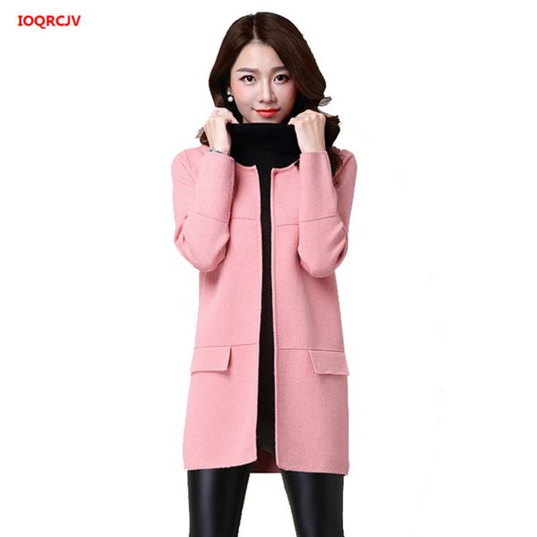 spring autumn sweaters women's cardigans 2019 knitted cardigan for women plus size long lady's sweater coat female outerwear 645, White;black