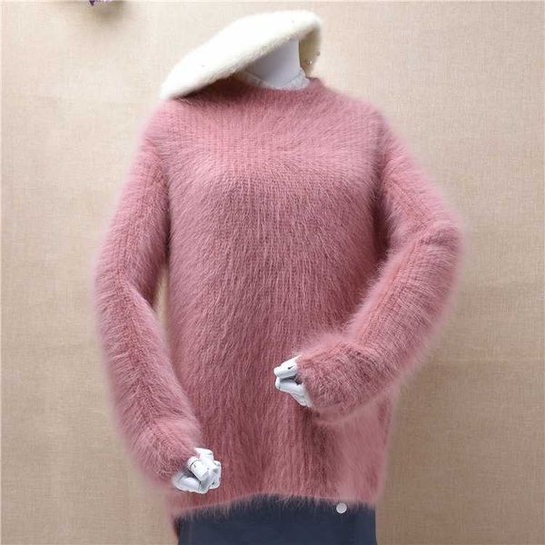 ladies women fashion hairy fuzzy mink cashmere slit tail loose pullover angora hair knitted winter jumper sweater, White;black
ladies women fashion hairy fuzzy mink cashmere slit tail loose pullover angora hair knitted winter jumper sweater, White;black
