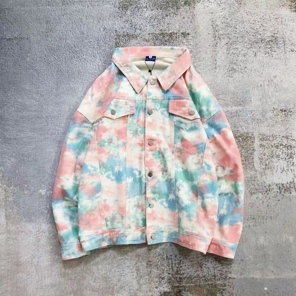 autumn casual denim jacket men tide brand retro tie dyed handsome couple loose coats, Black;brown
autumn casual denim jacket men tide brand retro tie dyed handsome couple loose coats, Black;brown