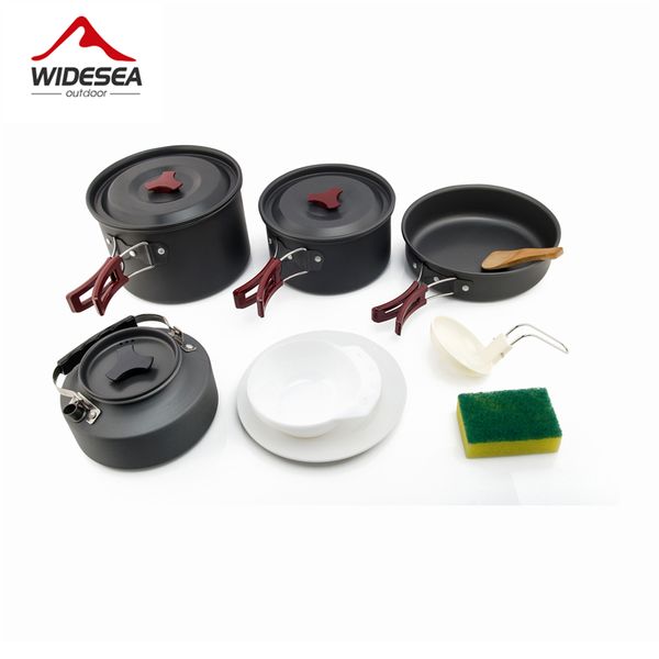 widesea 4-5 persons camping tableware outdoor cooking set camping cookware travel tableware pots pan coffee kettle picnic set
widesea 4-5 persons camping tableware outdoor cooking set camping cookware travel tableware pots pan coffee kettle picnic set