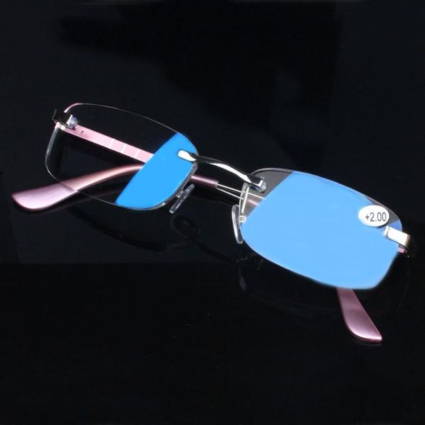 meixi blue film wholesale aluminum-magnesium alloy reading glasses for the women's men's elderly glasses frameless h d lens, White;black
meixi blue film wholesale aluminum-magnesium alloy reading glasses for the women's men's elderly glasses frameless h d lens, White;black