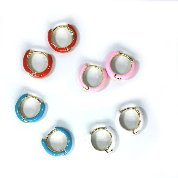 2019 small hoop earrings women colorful enamel mini earring neon round circle jewelry aretes dainty huggie trendy white pink red, Golden;silver
2019 small hoop earrings women colorful enamel mini earring neon round circle jewelry aretes dainty huggie trendy white pink red, Golden;silver