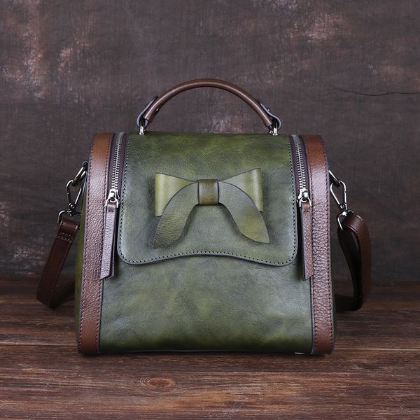 johnature 2020 new hand painted cow leather women bag retro solid color bow handbag leisure female shoulder messenger bags
johnature 2020 new hand painted cow leather women bag retro solid color bow handbag leisure female shoulder messenger bags