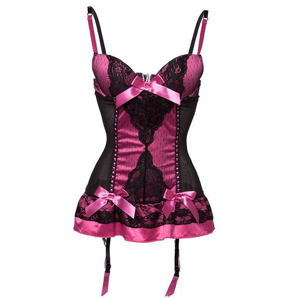 plus size black floral lace & rose red satin bow push up corset lingerie women nightwear underwear set (bustier thong, Black;white
plus size black floral lace & rose red satin bow push up corset lingerie women nightwear underwear set (bustier thong, Black;white