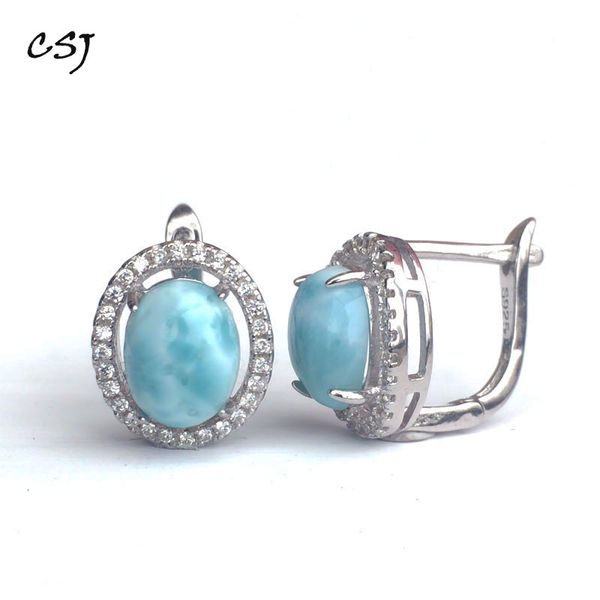 csj classic larimar good earring sterling 925 silver natural blue gemstone fine jewelry wedding engagement bands for women gift cj191201, Golden
csj classic larimar good earring sterling 925 silver natural blue gemstone fine jewelry wedding engagement bands for women gift cj191201, Golden