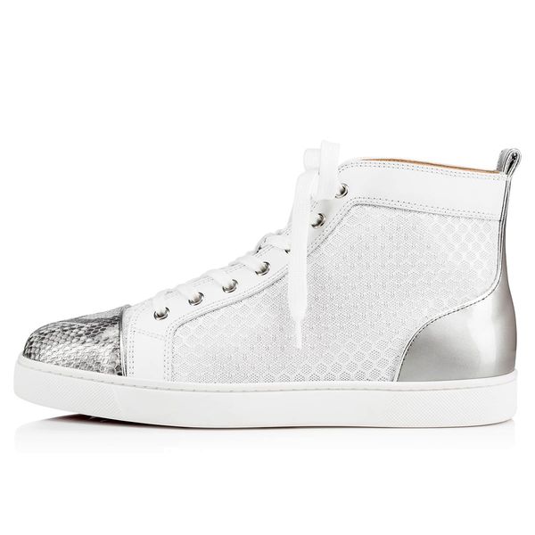 classic high ac orlato men sneakers red bottom homme rivets +mesh comfortable sports trainers,shoes toe python glacier genuine leather, Black
classic high ac orlato men sneakers red bottom homme rivets +mesh comfortable sports trainers,shoes toe python glacier genuine leather, Black