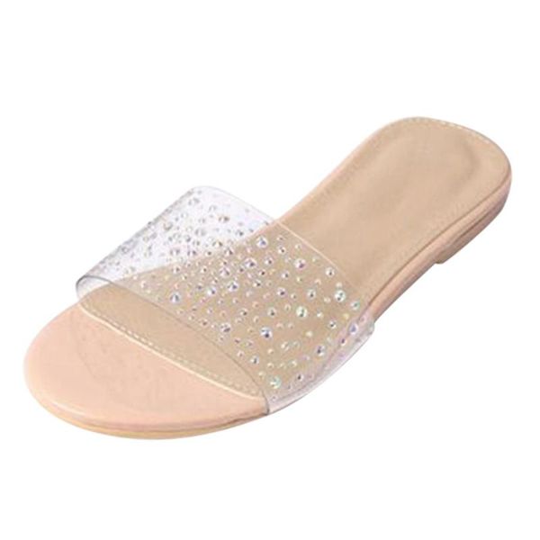 ladies outdoor beach slippers transparent summer ladies fashion rhineston flats beach shoes round toe summer slippers women, Black
ladies outdoor beach slippers transparent summer ladies fashion rhineston flats beach shoes round toe summer slippers women, Black