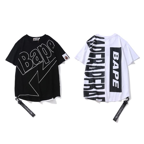 Bape Дизайнер T Shirt Mens женщин высокого качества Короткие рукава Мужская хлопок Casual Te
Bape Дизайнер T Shirt Mens женщин высокого качества Короткие рукава Мужская хлопок Casual Te