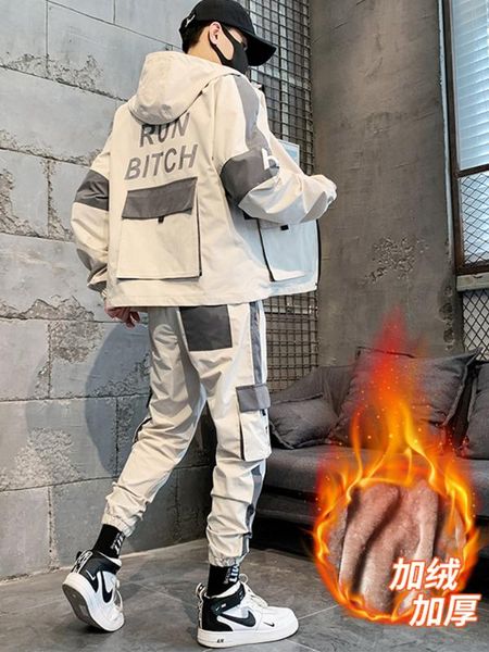 winter casual fashion sweatsuits tracksuit men set hoodie and pants men sweat suits track jacket sportwear hommes coat jj60nt, Gray
winter casual fashion sweatsuits tracksuit men set hoodie and pants men sweat suits track jacket sportwear hommes coat jj60nt, Gray