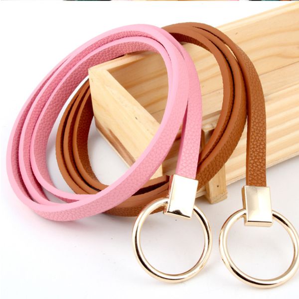 gold round button thin women's belt 110cm ladies' delicate belt belts for women genuine leather, Black;brown
gold round button thin women's belt 110cm ladies' delicate belt belts for women genuine leather, Black;brown