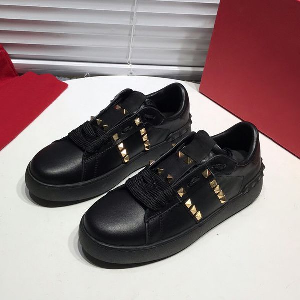 women men comfortable sneakers outdoor sport party genuine leather glittery bottom studded spikes flats shoes fashion luxury casual shoes, Black
women men comfortable sneakers outdoor sport party genuine leather glittery bottom studded spikes flats shoes fashion luxury casual shoes, Black