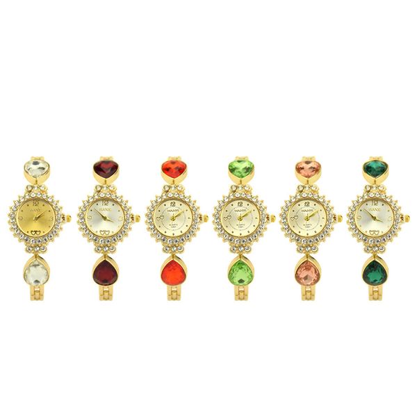 selling brand watch ccq women's diamond bracelet watch analog quartz sports gift 2019, Slivery;brown
selling brand watch ccq women's diamond bracelet watch analog quartz sports gift 2019, Slivery;brown