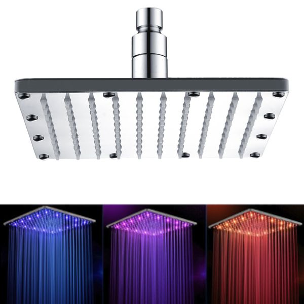8/12inch water powered rain led shower head without shower arm stainless steel showerhead 3 colors change with temp showerhead
8/12inch water powered rain led shower head without shower arm stainless steel showerhead 3 colors change with temp showerhead