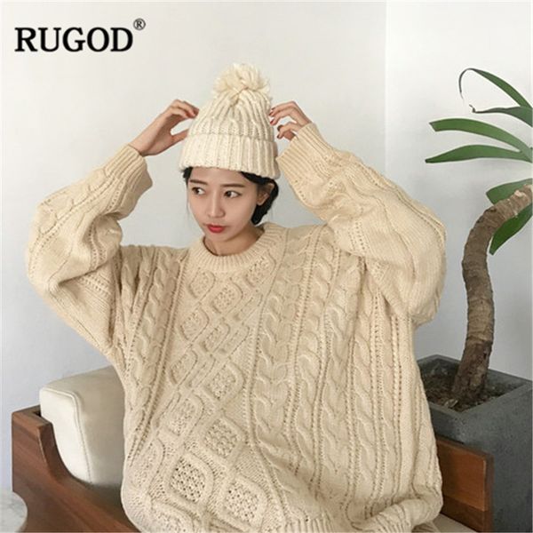 rugod fashion oversized women pullovers solid knitted loose o-neck women sweater thick winter clothes jersey mujer invierno 2019, White;black
rugod fashion oversized women pullovers solid knitted loose o-neck women sweater thick winter clothes jersey mujer invierno 2019, White;black