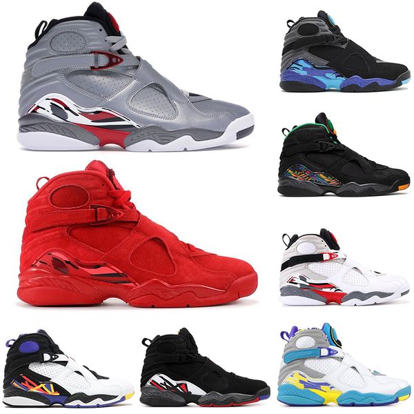 2019 8 8s Basketball Shoes men VALENTINES DAY Tinker AQUA Reflections PLAYOFF Three PEAT designer mens trainers sports sneakers size 8-13
2019 8 8s Basketball Shoes men VALENTINES DAY Tinker AQUA Reflections PLAYOFF Three PEAT designer mens trainers sports sneakers size 8-13