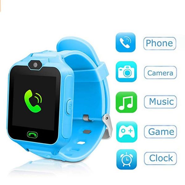 children gps positioning smart phone watch life waterproof bluetooth music remote camera for android ios, Blue
children gps positioning smart phone watch life waterproof bluetooth music remote camera for android ios, Blue