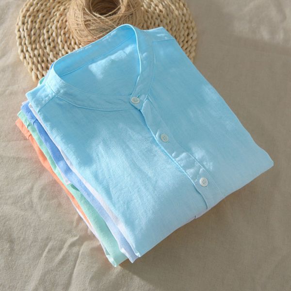 2019 fashion men cool cotton linen shirt breathable gradient color casual holiday summer beach blouses male, White;black
2019 fashion men cool cotton linen shirt breathable gradient color casual holiday summer beach blouses male, White;black
