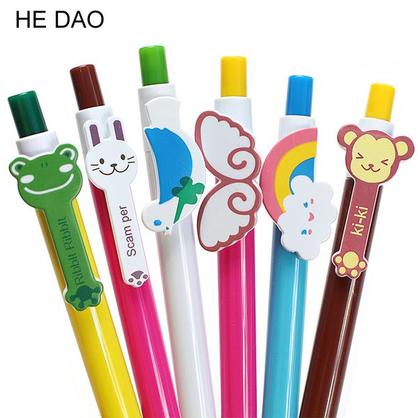 6 pcs/lot cartoon ballpoint pens kawaii stationery 0.5mm blue ball pen for writing caneta office material school supplies, Blue;orange
6 pcs/lot cartoon ballpoint pens kawaii stationery 0.5mm blue ball pen for writing caneta office material school supplies, Blue;orange
