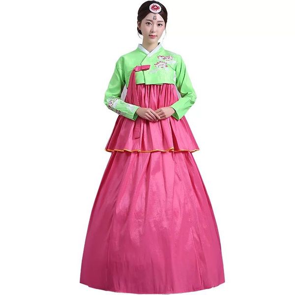korean traditional korean hanbok female hanbok dress ethnic minority dance wedding oriantal dance costume sl2069, Red
korean traditional korean hanbok female hanbok dress ethnic minority dance wedding oriantal dance costume sl2069, Red