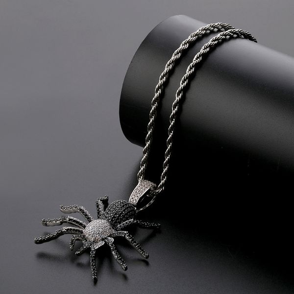 iced out bling cz spider pendants & necklaces for men hip hop jewelry charm chains gold silver color dropshipping
iced out bling cz spider pendants & necklaces for men hip hop jewelry charm chains gold silver color dropshipping