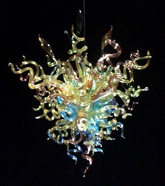 Mini Size Modern Art Decor Pendant Light Chihuly Style Hand Blown Murano Glass L Chandelier Lighting