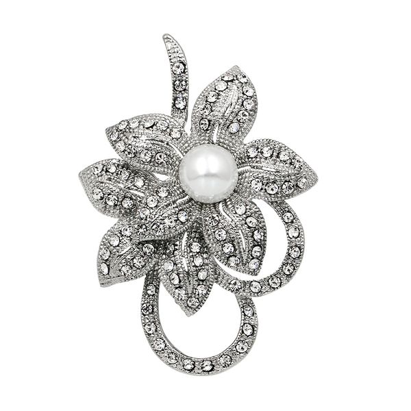 weimanjingdian classic simulated pearl and crystal diamante flower brooch pins in silver color, Gray
weimanjingdian classic simulated pearl and crystal diamante flower brooch pins in silver color, Gray