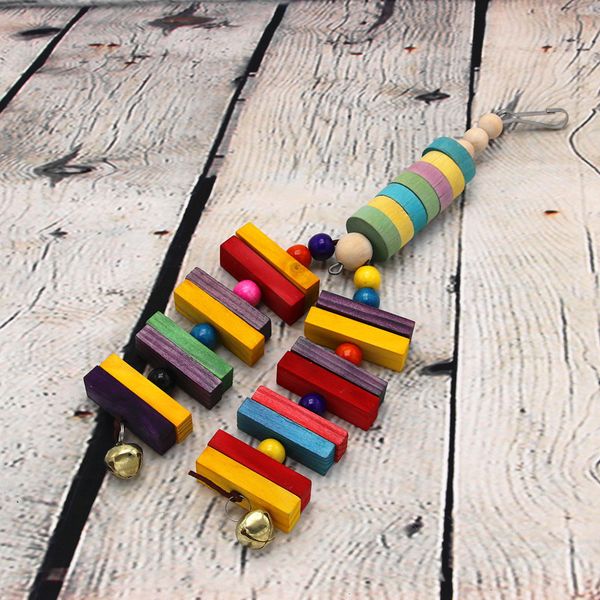 middle and small size parrot colour building block gnawing string colour climb the ladder to climb ladder colorful swing scaling ladder
middle and small size parrot colour building block gnawing string colour climb the ladder to climb ladder colorful swing scaling ladder