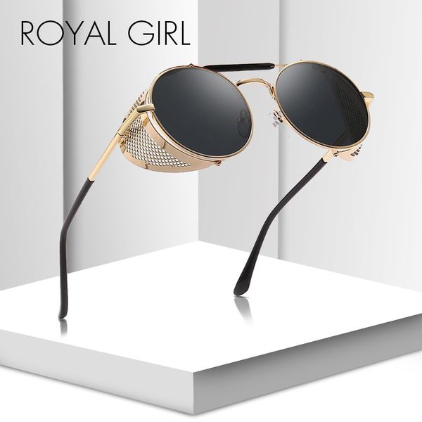 royal girl retro round metal sunglasses steampunk men women brand designer glasses lentes de sol mujer shades eyeglasses ss075, White;black
royal girl retro round metal sunglasses steampunk men women brand designer glasses lentes de sol mujer shades eyeglasses ss075, White;black