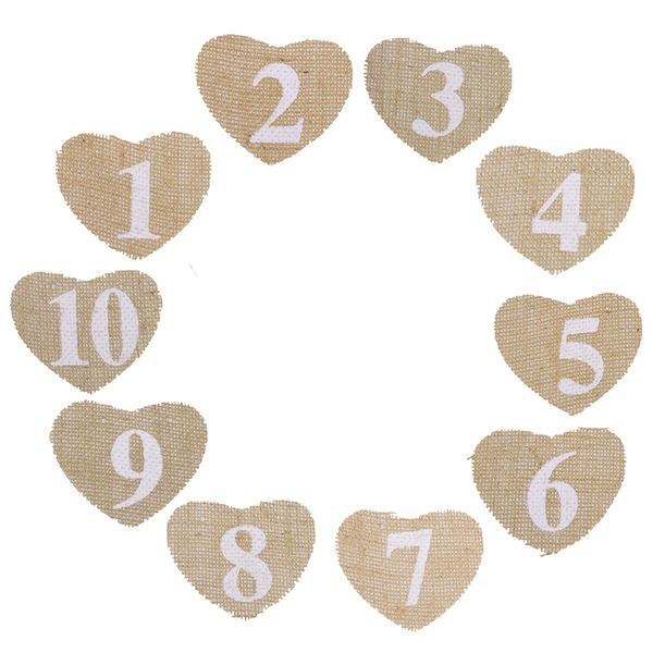 пакет из 10 burlap сердца таблицы numbers карты vintage деревенское свадебные украшения
пакет из 10 burlap сердца таблицы numbers карты vintage деревенское свадебные украшения