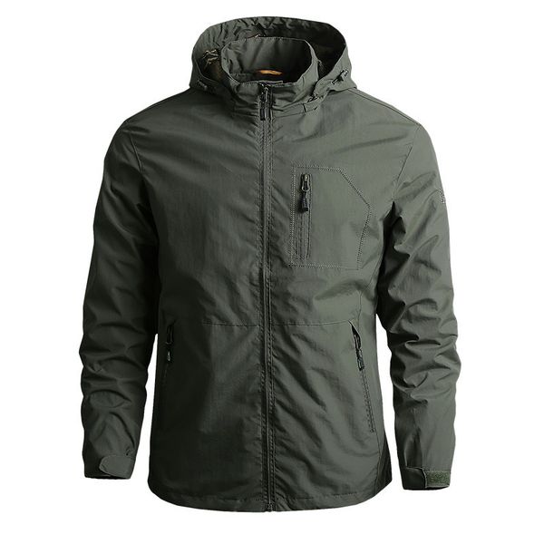 men's spring and autumn jacket thin mountaineering jacket quick-drying windbreaker outdoor sports, Black;brown
men's spring and autumn jacket thin mountaineering jacket quick-drying windbreaker outdoor sports, Black;brown
