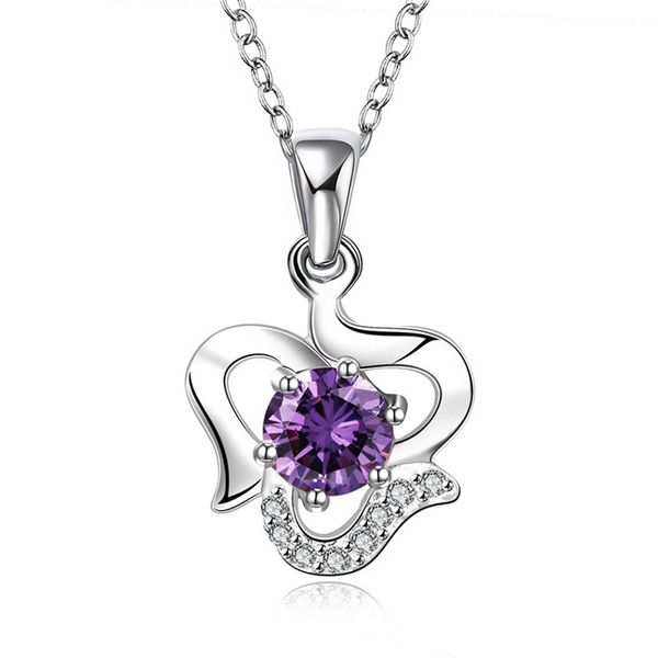 wedding purple diamonds sterling silver plated jewelry necklace for women wn517,nice 925 silver pendant necklaces with chain
wedding purple diamonds sterling silver plated jewelry necklace for women wn517,nice 925 silver pendant necklaces with chain