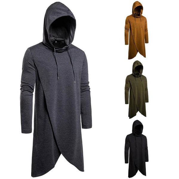 hoodies casual asymmetrical hooded long hoodies hip hop teenager fashion casual pullover hoodies autumn mens designer, Black
hoodies casual asymmetrical hooded long hoodies hip hop teenager fashion casual pullover hoodies autumn mens designer, Black