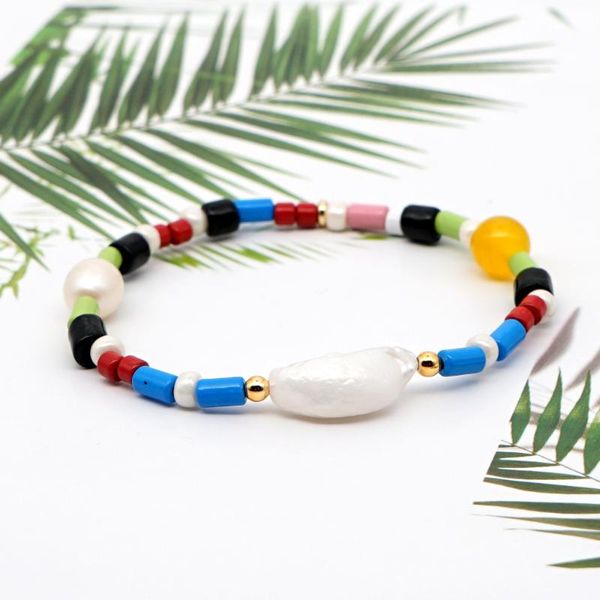 shinus bracelet for women enamel tile beads boho freshwater pearl summer beach bracelets armband multicolor jewelry accesorios, Black
shinus bracelet for women enamel tile beads boho freshwater pearl summer beach bracelets armband multicolor jewelry accesorios, Black