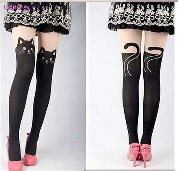 uideazone fashion cat stockings warm thigh high stockings over knee socks solid long for girls ladies women, Black
uideazone fashion cat stockings warm thigh high stockings over knee socks solid long for girls ladies women, Black