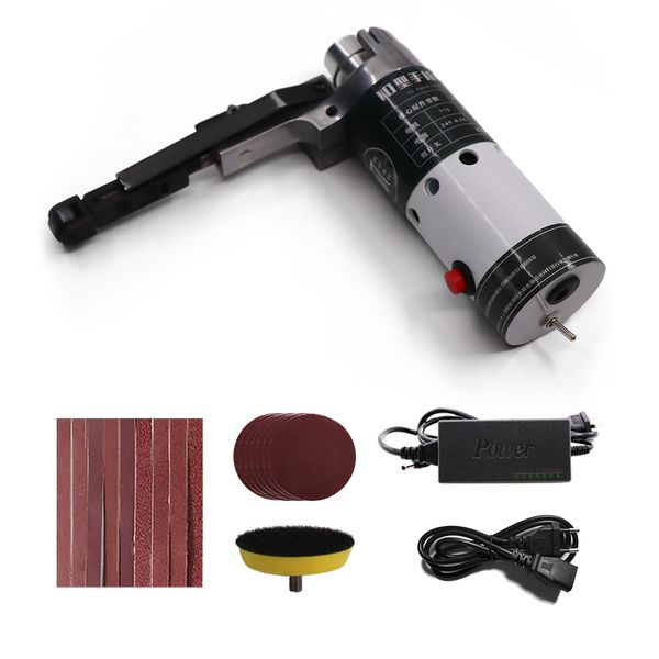 electric belt sander mini belt sander electric grinder small grinding machine hand-held with sanding belts
electric belt sander mini belt sander electric grinder small grinding machine hand-held with sanding belts