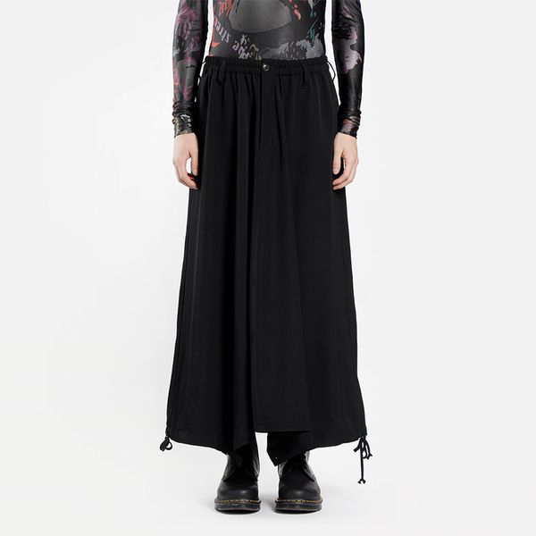 27-44 new 2019 new men's hair stylist fashion wool knickers button deconstruction skirt pants wide leg pants plus size costumes, Black
27-44 new 2019 new men's hair stylist fashion wool knickers button deconstruction skirt pants wide leg pants plus size costumes, Black