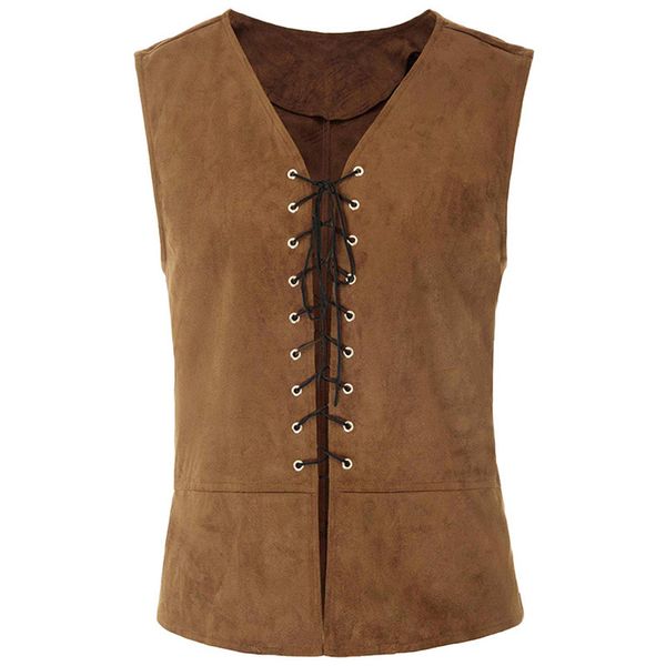autumn men vests sleeveless vintage gothic winter jackets fashion business vest laced up medieval renaissance men waistcoat, Black;white
autumn men vests sleeveless vintage gothic winter jackets fashion business vest laced up medieval renaissance men waistcoat, Black;white