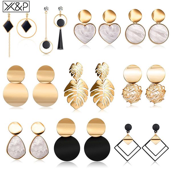 x&p new korean heart statement drop earrings 2019 for women fashion vintage geometric acrylic dangle hanging earring jewelry, Silver
x&p new korean heart statement drop earrings 2019 for women fashion vintage geometric acrylic dangle hanging earring jewelry, Silver