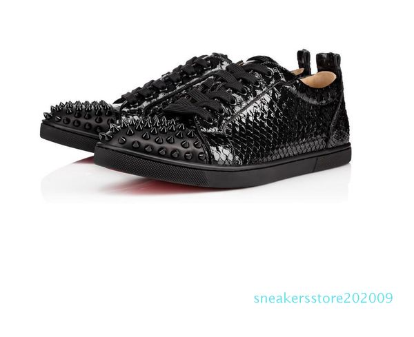 new men women designer black spiked toe sneakers,famous red bottom designer mens genuine leather flats sports shoes s09
new men women designer black spiked toe sneakers,famous red bottom designer mens genuine leather flats sports shoes s09