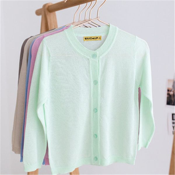 2019 spring summer children girls cardigan sweater ice silk cotton girls knitted coat thin kids clothes aa3443, Blue
2019 spring summer children girls cardigan sweater ice silk cotton girls knitted coat thin kids clothes aa3443, Blue