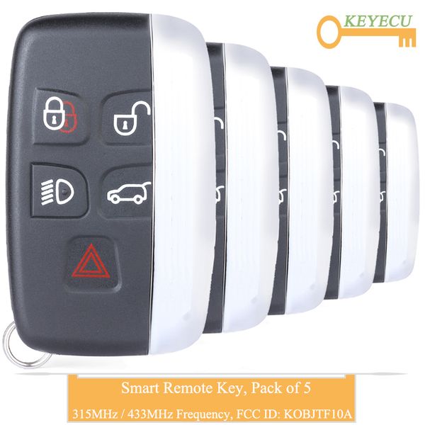 keyecu 5 шт. смарт-пульт дистанционного управления ключ автомобиля для f-типа xf xj xk xe f-pace 2013-19, fob 5 кнопка-315 мгц 433 мгц-kobjt
keyecu 5 шт. смарт-пульт дистанционного управления ключ автомобиля для f-типа xf xj xk xe f-pace 2013-19, fob 5 кнопка-315 мгц 433 мгц-kobjt